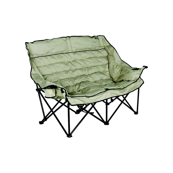 Lippert 2023053718 Big Bear Folding Loveseat Sand, 500 lbs., 40.9" x 13" x 11" Folded