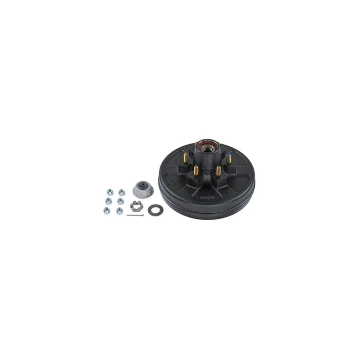 Lippert 2024013262 Brake Drum Hub Kit 12" w/ Installed Bearings 6 on 5-1/2", 1/2" Studs, 6, 000-lb. Axles