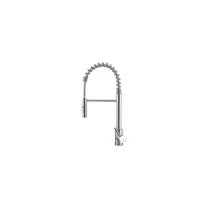 Lippert 719323 Flow-Max Coiled Spring Sprayer Faucet, Stainless Steel
