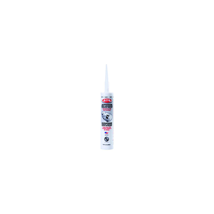 Lippert 862215 Alpha Systems Alphathane 100% Solids Self-Leveling Sealant, 9.8 oz tube, White