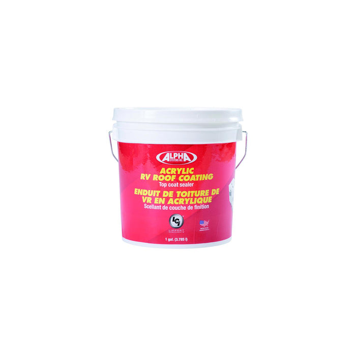Lippert 862401 Alpha Systems Acrylic Rv Roof Coating, Gal.
