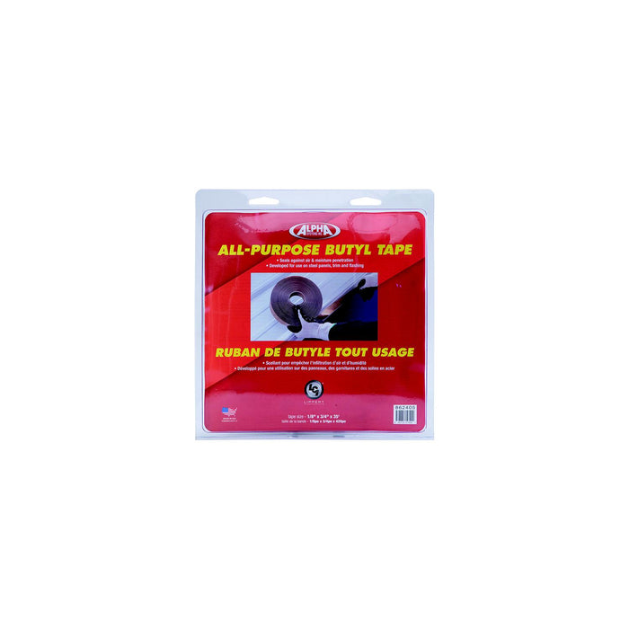 Lippert 862405 Alpha Systems All-Purpose Butyl Tape, 1/8" x 3/4" x 35"