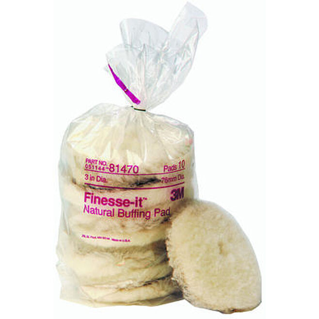3M 81470 Marine Finesse-It Natural Buffing Pad
