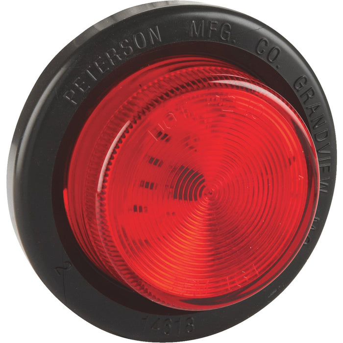 Anderson V164KR Piranha LED Clearance/Sidemarker Light, 2" Dia, Red