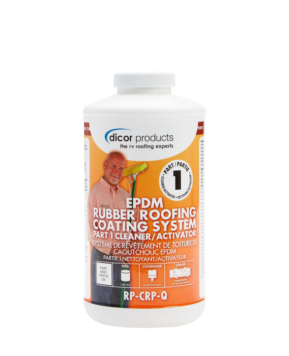 Dicor Corporation RP-CRP-Q Rubber Roof Coating System-Part 1, White, Qt.