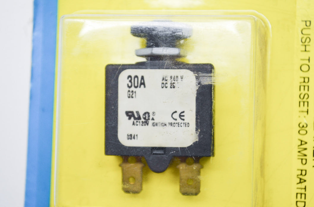 Seachoice Circuit Breaker, Push to Reset