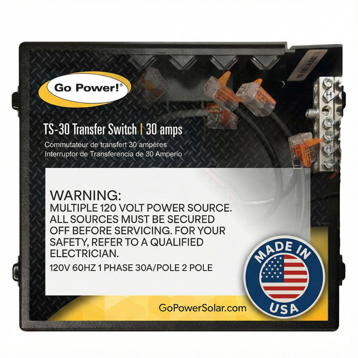 GoPower! 64403 30A Transfer Switch