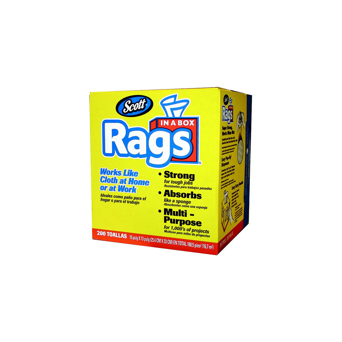 Twinco Romax 75260 Scott Rags-In-A-Box, 200/box — Freeport Marine Supply