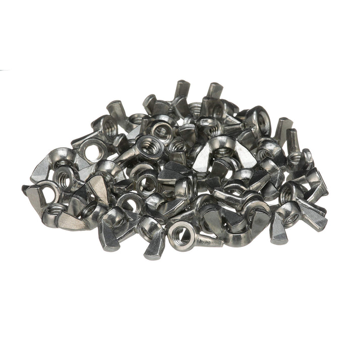 Seachoice SC1373 18-8 Stainless Steel Wing Nuts, 5/16-18 Size, Pack of 50