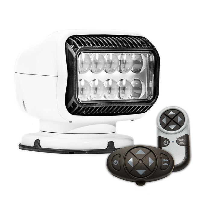 Golight 20074GT Radioray GT Series Permanent Mount - White LED - Wireless Handheld &amp; Wireless Dash Mount Remotes