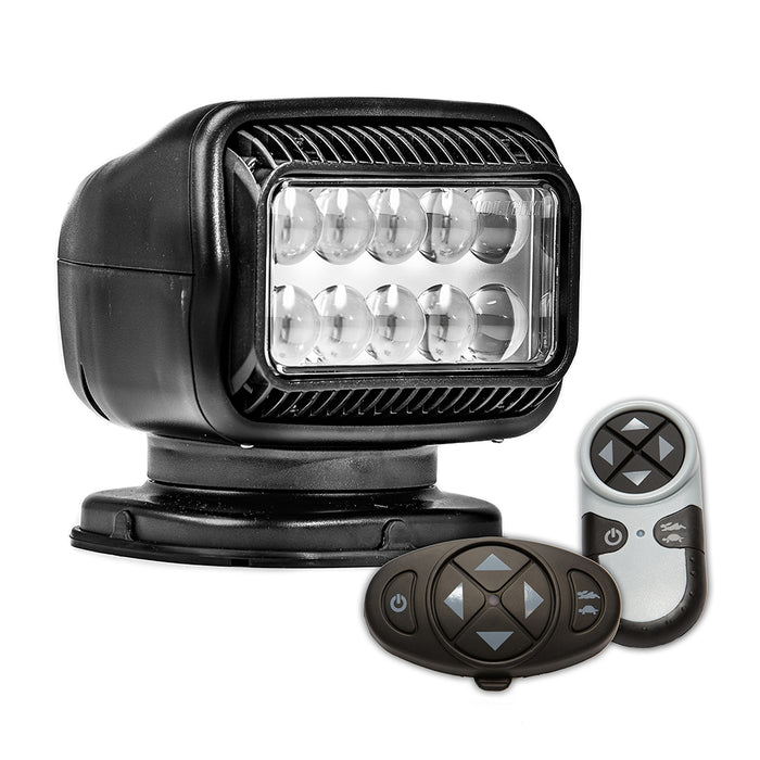 Golight 20574GT Radioray GT Series Permanent Mount - Black LED - Wireless Handheld &amp; Wireless Dash Mount Remotes