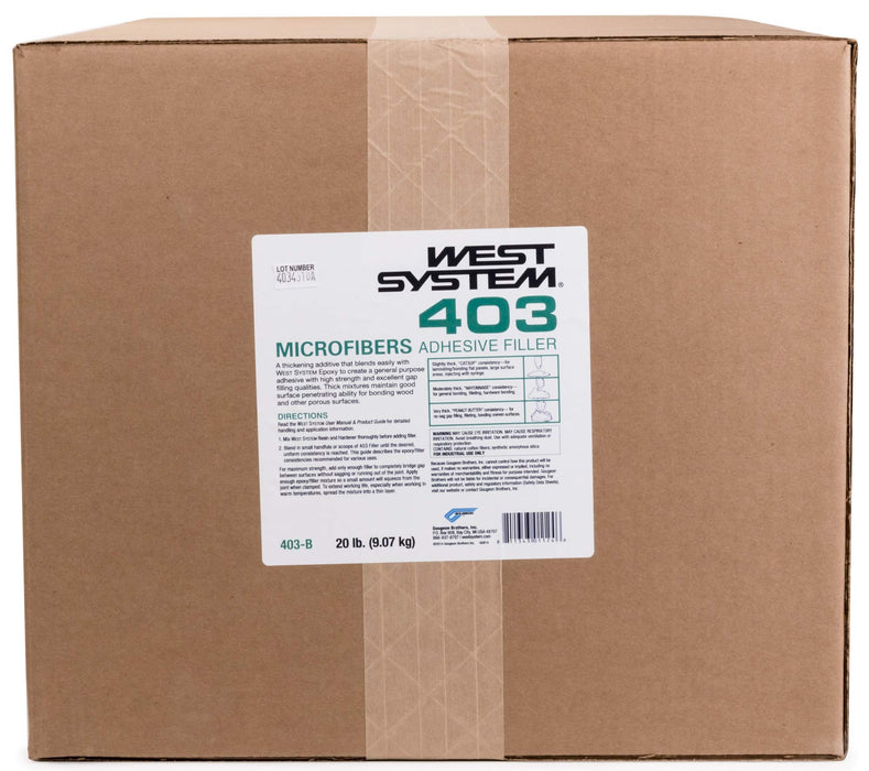 West System 403B Microfibers, Off-White, 20 lb.