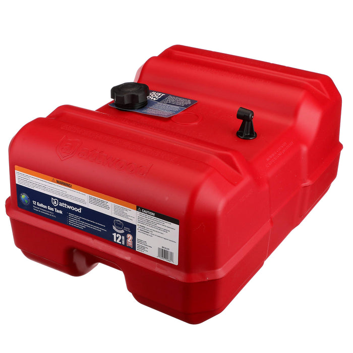 Attwood 8812LLP2 Low Profile 12 Gallon EPA/CARB Compliant Fuel Tank