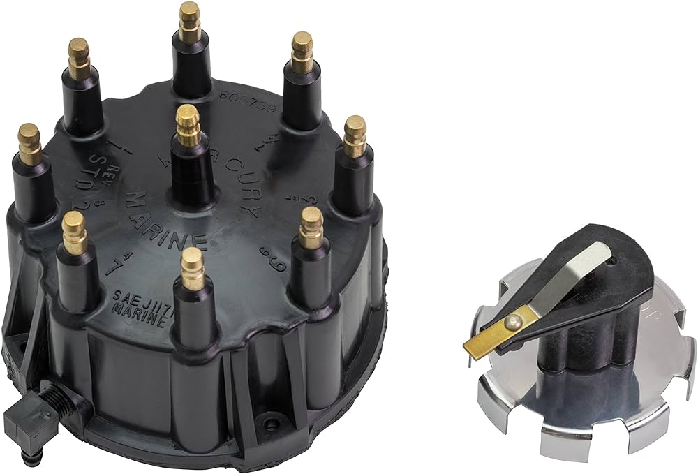 Quicksilver 805759Q3 Distributor Cap Kit for Marinized V8 Engines by General Motors w/ Thunderbolt IV and V HEI Ignition Systems