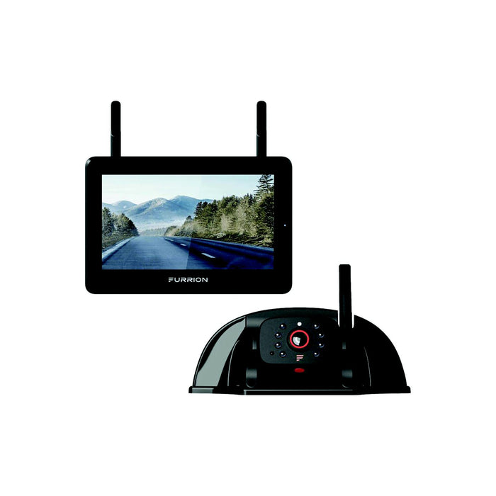 Furrion 2021124329 Vision S+ RV Observation System 7" Monitor, Sharkfin Camera