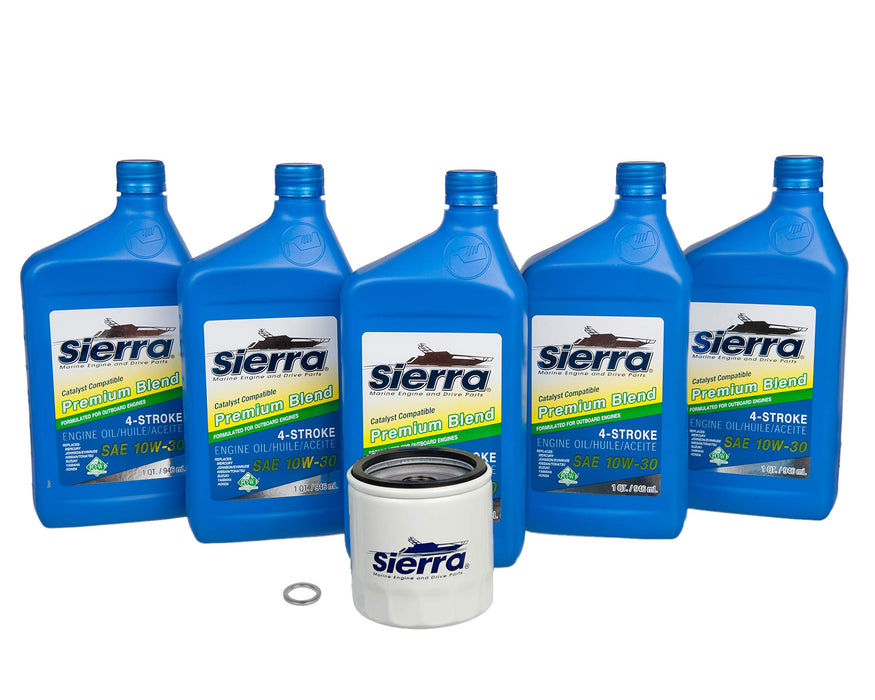 Sierra 18-9392 Yamaha 4 Stroke Oil Change Kit, Replaces Yamaha LUB-MRNMR-KT-10