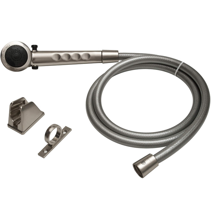 Dura Faucet DF-SA130-SN Economy Single Function Shower Wand & Hose Kit, Satin Nickel