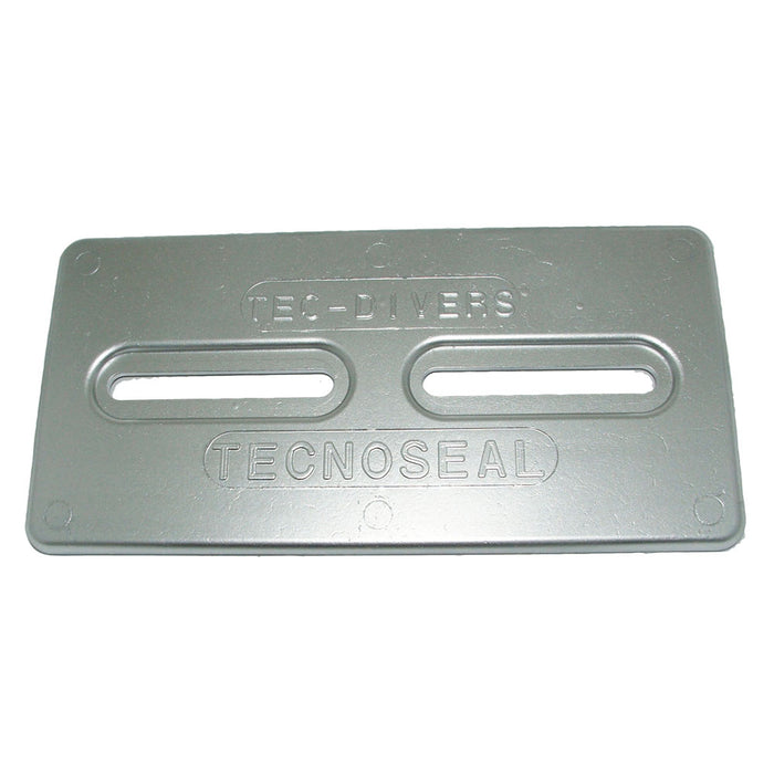 Ánodo de placa de aluminio Tecnoseal - 12" x 6" x 1/2"