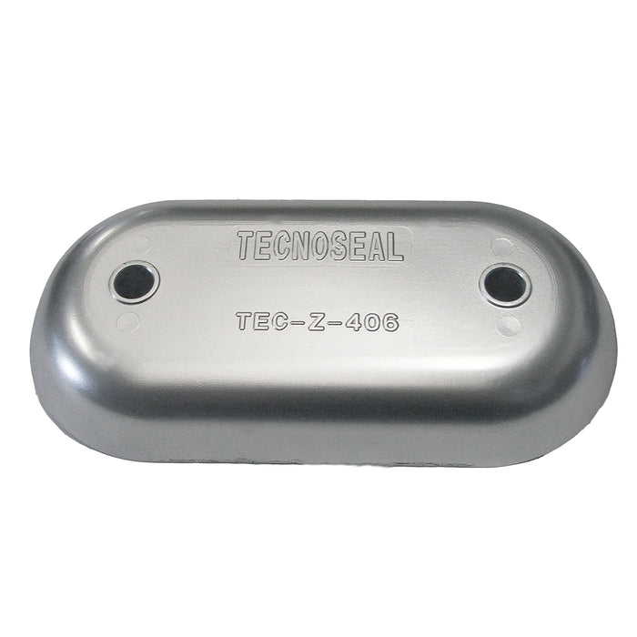 Ánodo de placa de casco de magnesio Tecnoseal de 8-3/8" x 4-1/32" x 1-1/16"