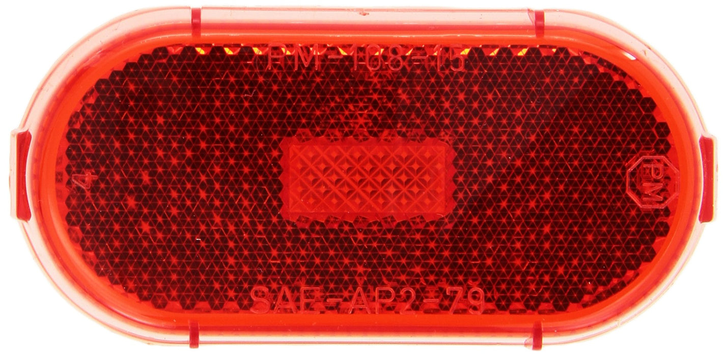 Anderson 108-15R Replacement Oval Combination Clearance/Side Marker Light, Replacement Lens, Red