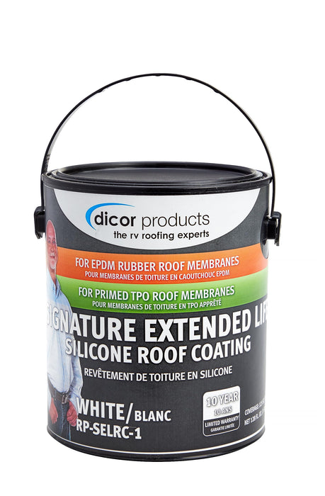 Dicor Corporation RP-SELRC-1 Signature Extended Life RV Roof Coating™, White, Gal.
