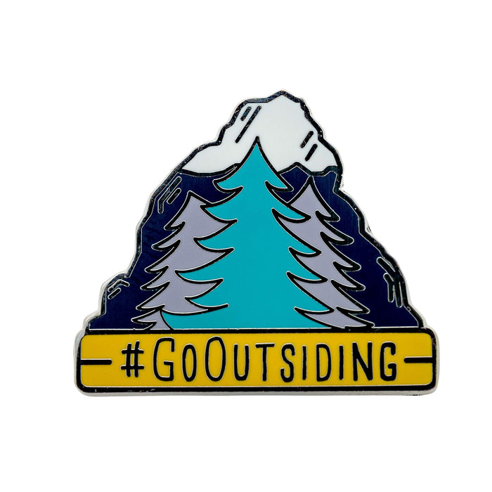 Camco 53262 Enamel Pin, Go Outsiding Trees