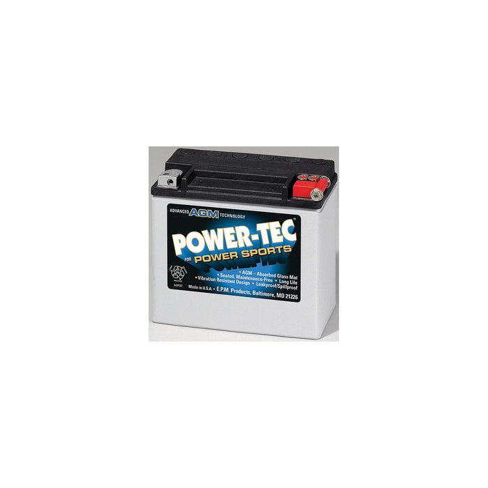 Midstate Battery ETX-16L Power-Tec PWC AGM Battery, 19 Amp 400MCA