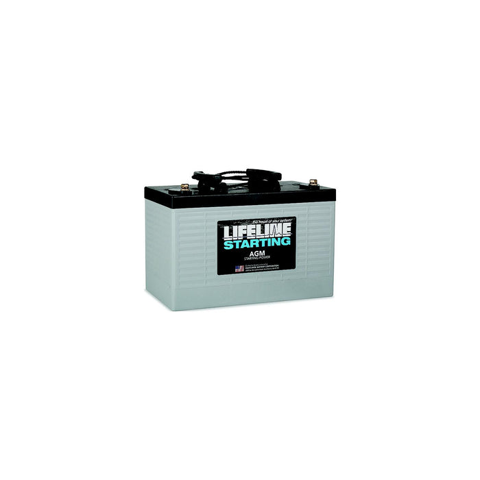 Midstate Battery GPL-2700T Lifeline AGM RV/Marine Starting Battery, 12V, Group 27