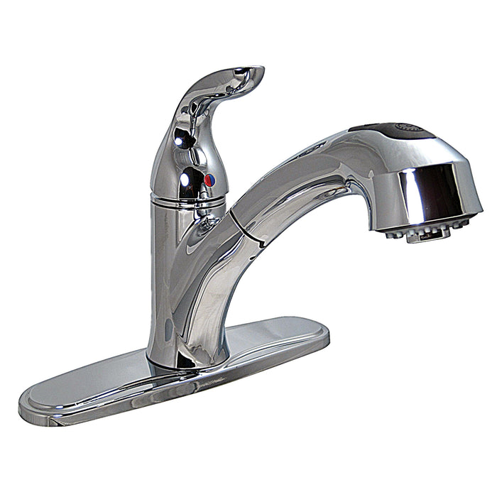Valterra PF231341 Phoenix 8" Hybrid RV Kitchen Faucet w/ Pullout Spout & 56", Hose