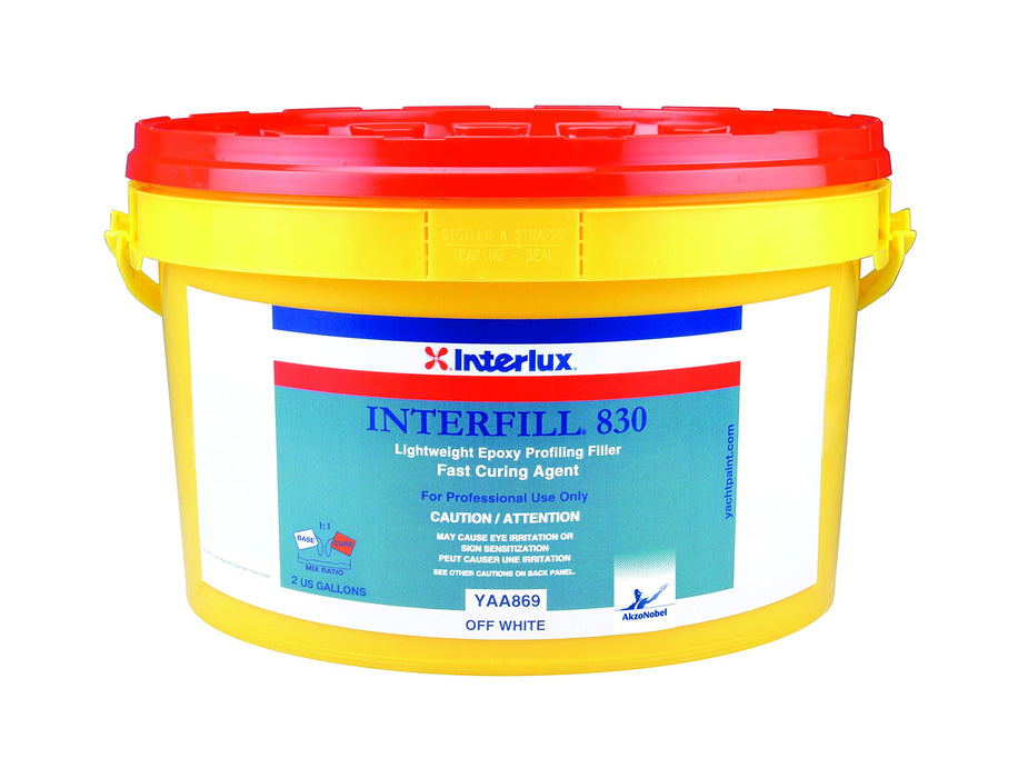 International Paint YAA869/2 Interfill 830 Lightweight Epoxy Fairing Compound, Part B Fast Cure2 Gal.