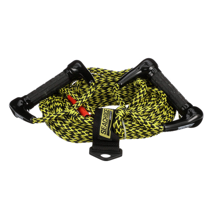 Seachoice 86729 Water Ski Rope, 75', Dual 5-1/2" Handles w/ Textured Rubber Grip