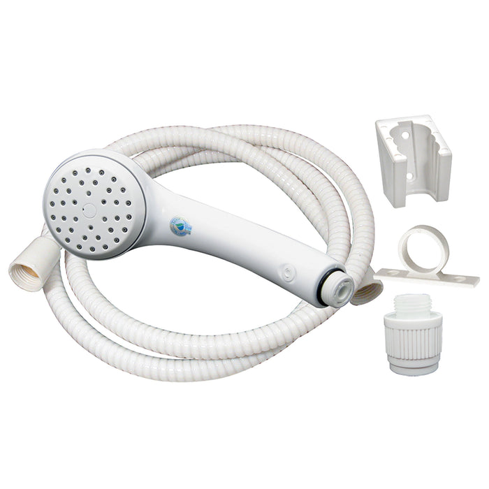 Valterra PF276050 Phoenix Airfusion Hand Held RV Camping Outdoor 60" Shower Hose, & Bracket Kit