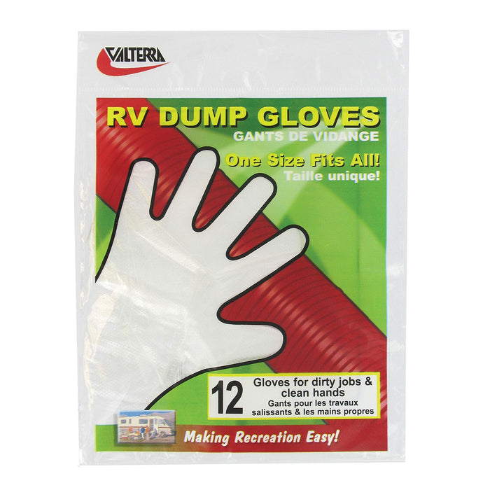 Valterra D04-0108 xxx RV Dump Gloves, 12/pk