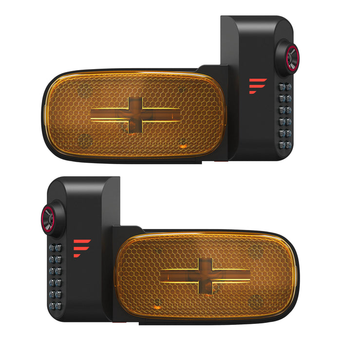Furrion 2021124443 Vision S+ RV Observation System, Left & Right Side Cameras With Led Marker Lights, 5.75" L x 3.25" H