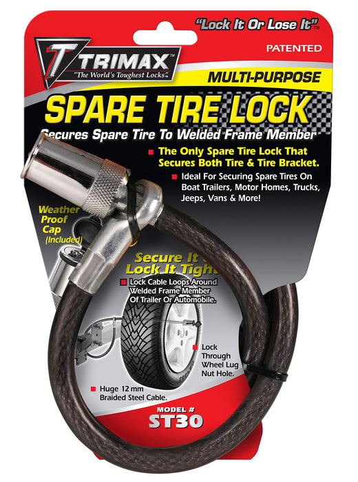 Trimax Locks ST30 Trimax Spare Tire Cable Lock