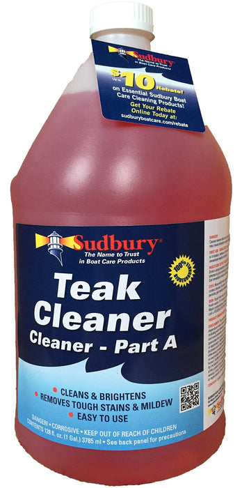 Sudbury 861G Two-Part Teak Cleaner, Part A Only, Gal.