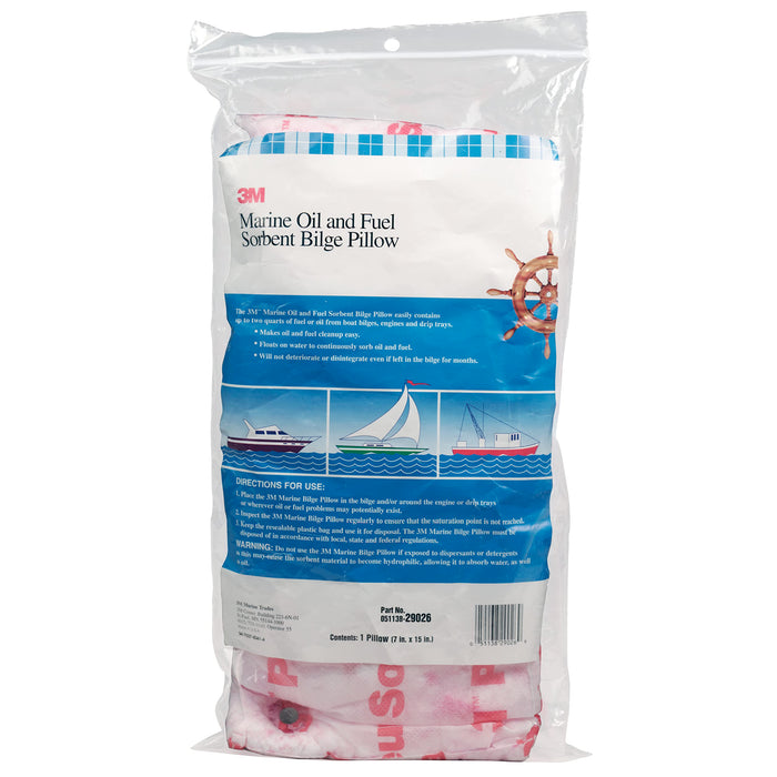 3M 29026 Oil & Fuel Absorbent Bilge Pillow