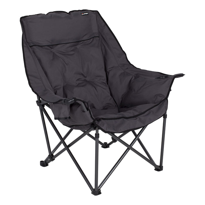Lippert 2021128654 Big Bear Folding Chair, Dark Grey