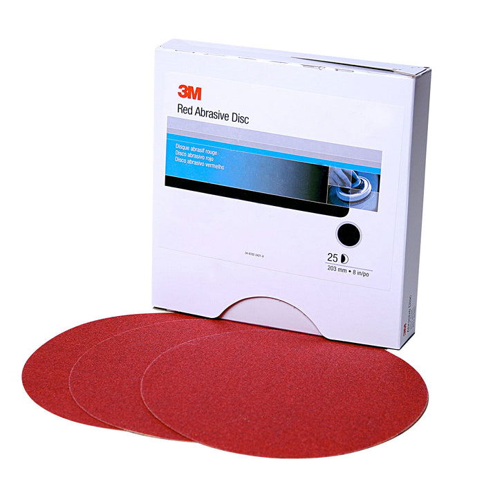 3M 1677 Red Hookit Disc 8 P80D 25/Bx