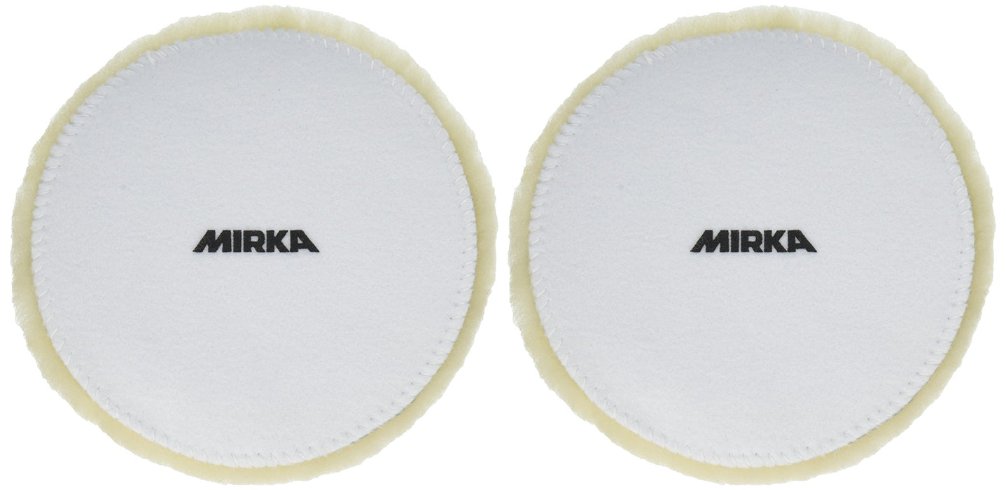 Mirka MPADLW-7.5 7-1/2" Natural Lamb's Wool Polishing Pad