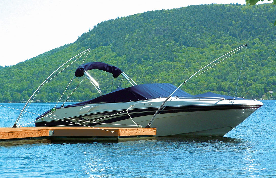 Taylor Made Products 99079 Taylor BoatGuard Mooring Whips w/ Injection Molded, Plastic Base (Sold in Pairs)