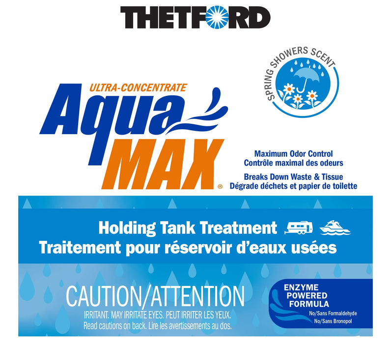Thetford 96756 Aquamax Holding Tank Treatment, 5 Gal. Liquid, Spring Showers Scent