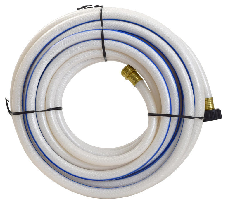 Valterra W01-5600 AquaFresh Drinking Water Hose, 1/2" x 50' White