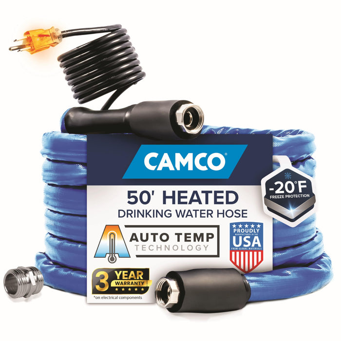 Camco 22912 50' Tastepure Heated RV Drinking Hose