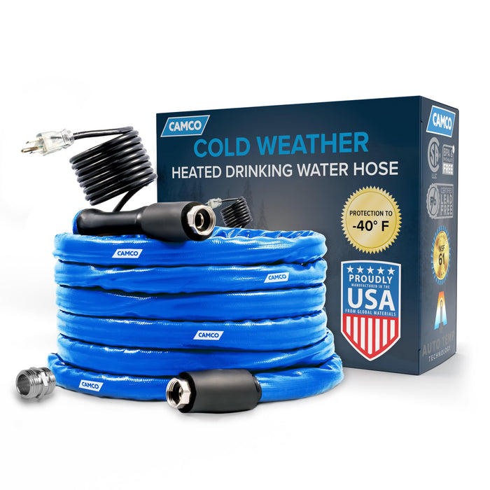 Camco 22922 Heated Drinking Hose, 3/4" x 25'