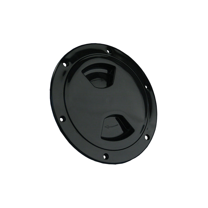 JR Products 31015 4" Access/Deck Plate, Black