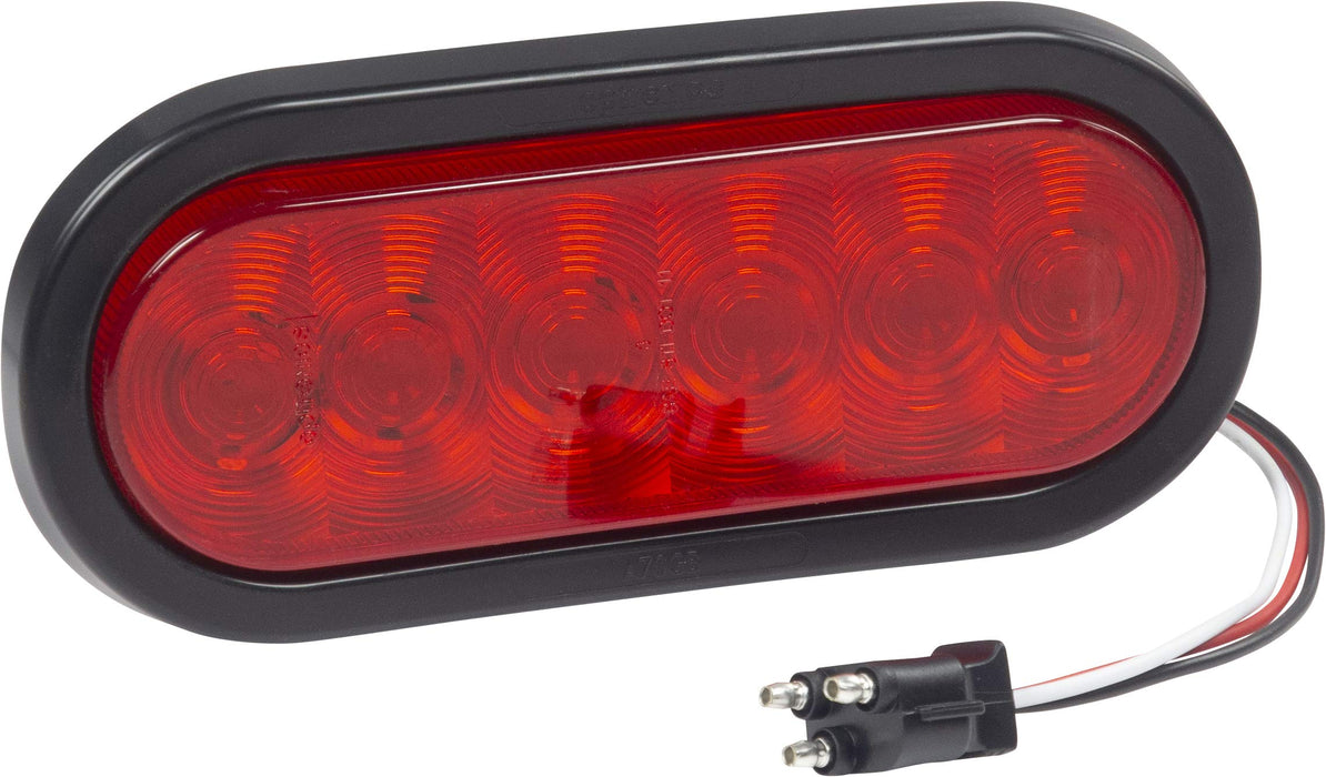 Seachoice STL12RKSCH 52831 LED 6" Oval Sealed Tail Light Kit For Flush Mount