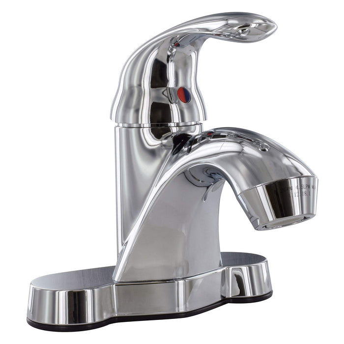 Valterra PF222305 Catalina Single Handle 4 Lavatory", Chrome