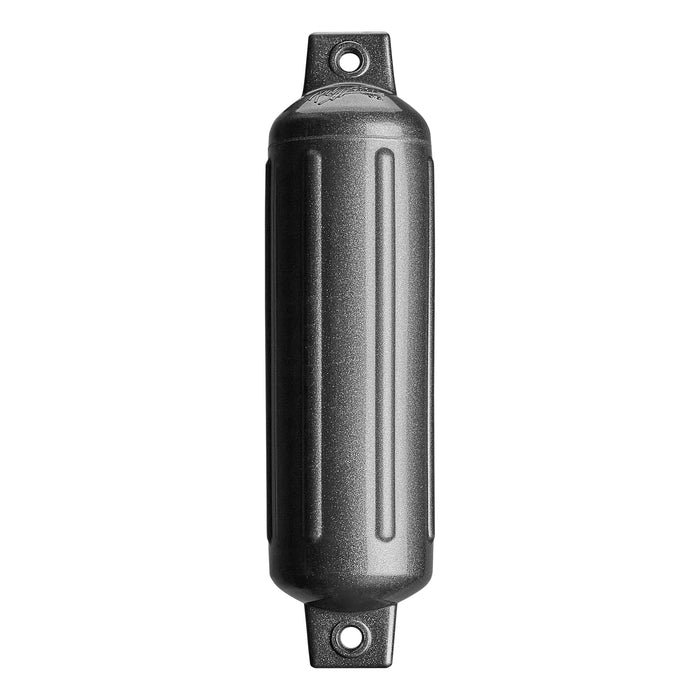 Polyform G-2 METALLIC GRAPHITE G-2 Twin Eye G Series Fender, 4.5" x 15.5"