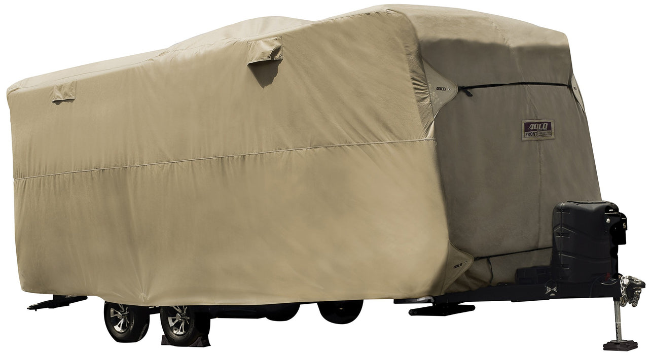 ADCO 2524 Class C Deluxe Windshield Cover With Roll-Up Windows For RV, White